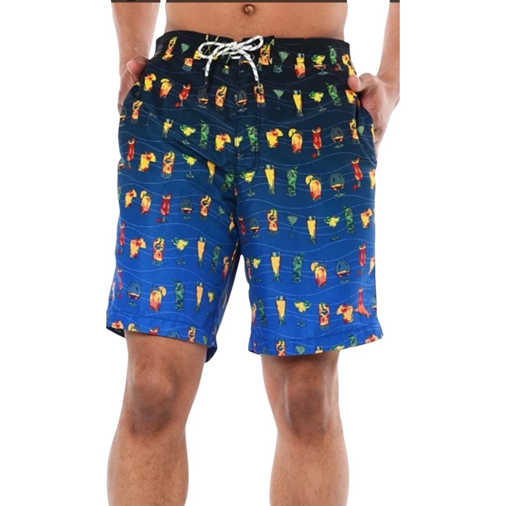 Tommy Bahama Men's Baja Happy Hour Volley Island Trunk Swim Shorts Size XXL